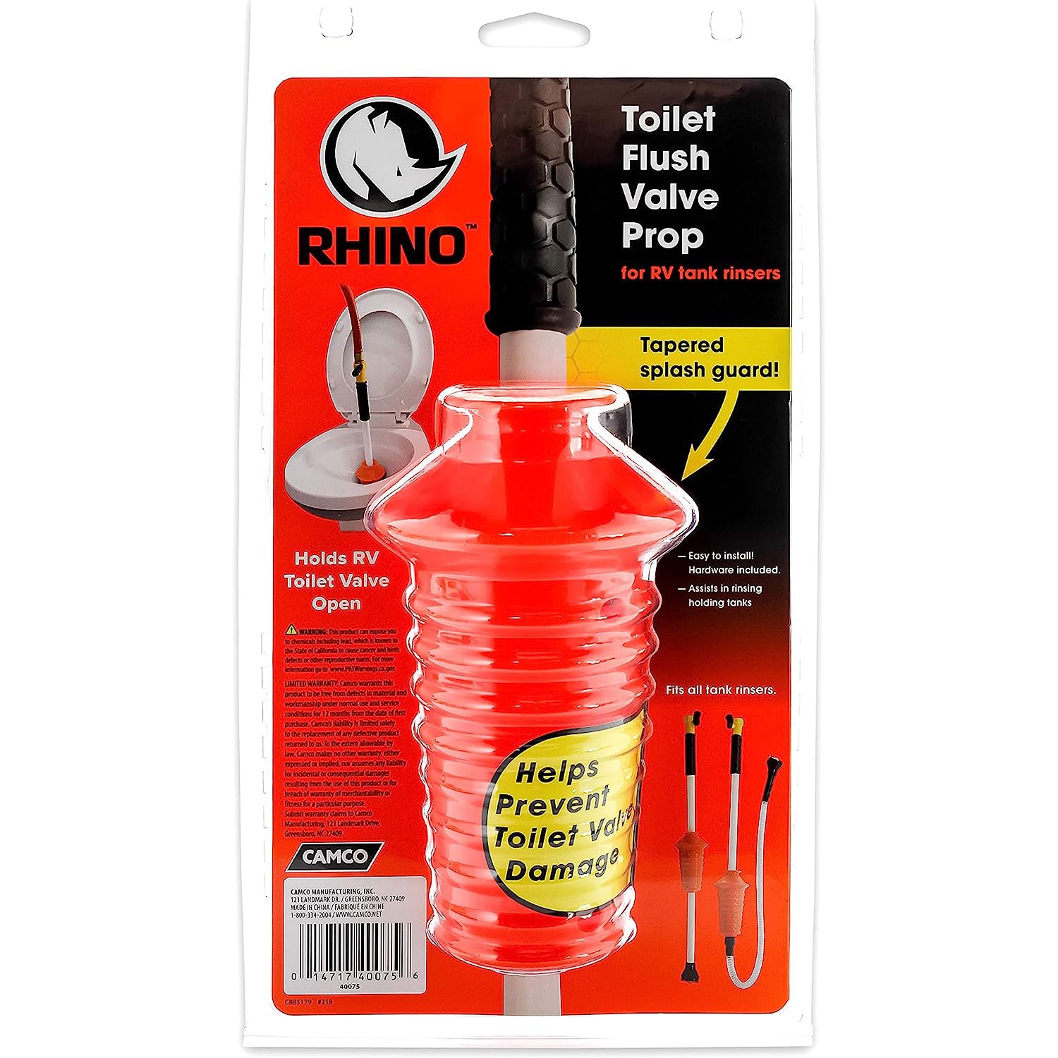 Camco Rhino Toilet Flush Valve Prop