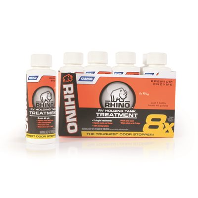 Rhino FLEX Toilet Chemical - Singles, 8-4 oz. Bottles