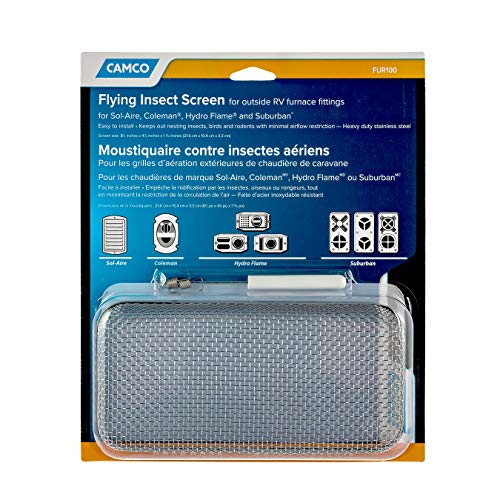 Camco-Flying Insect Screen  FUR100, Colma,Sub,Solaire,Hydr, Blister