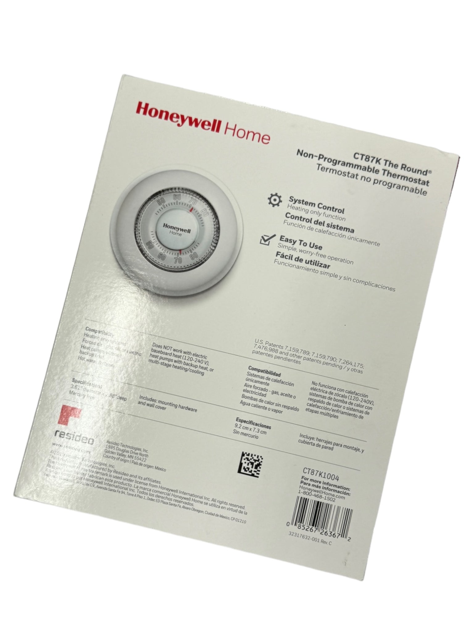 Honeywell Round Non-Programmable Thermostat – We Are Airstream