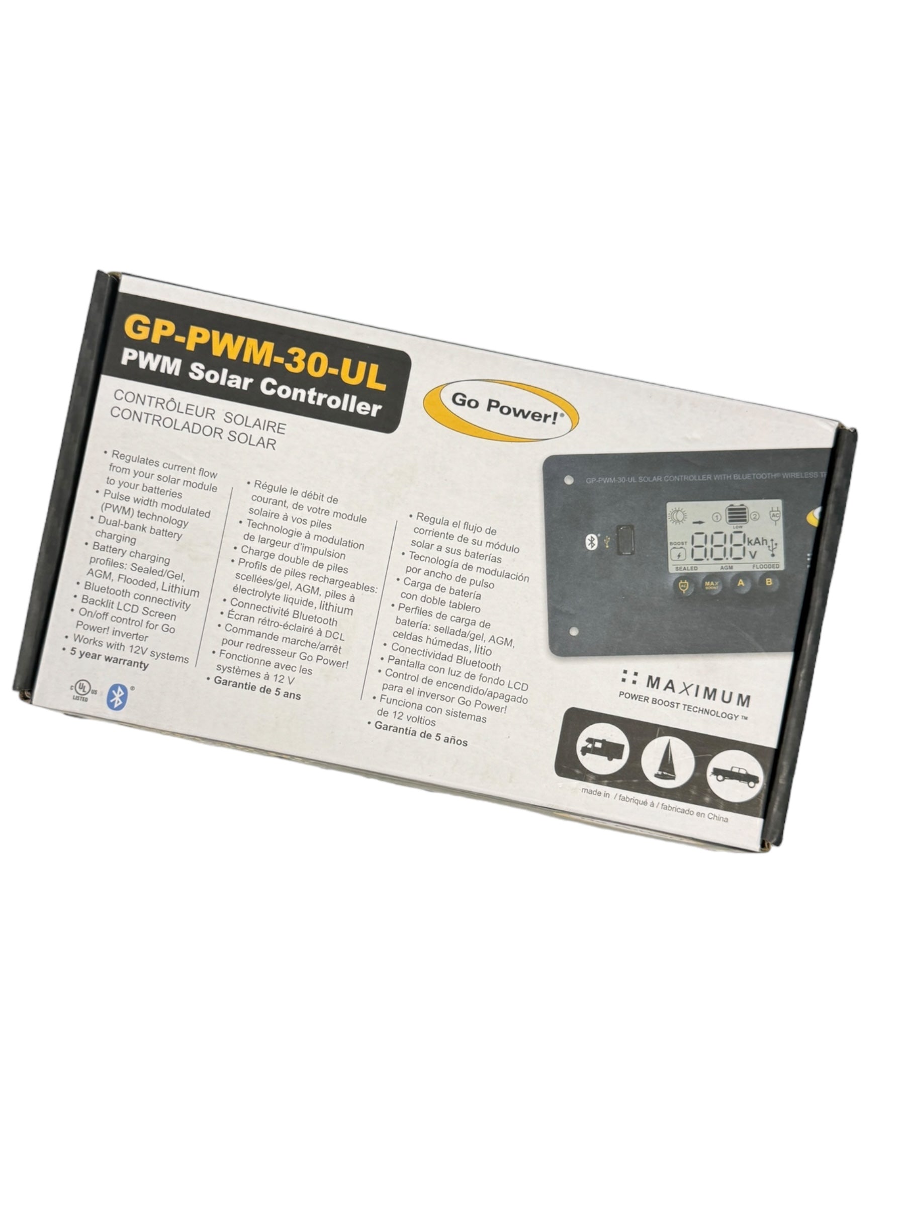 GO POWER PWM SOLAR CONTROLLER – We Are Airstream