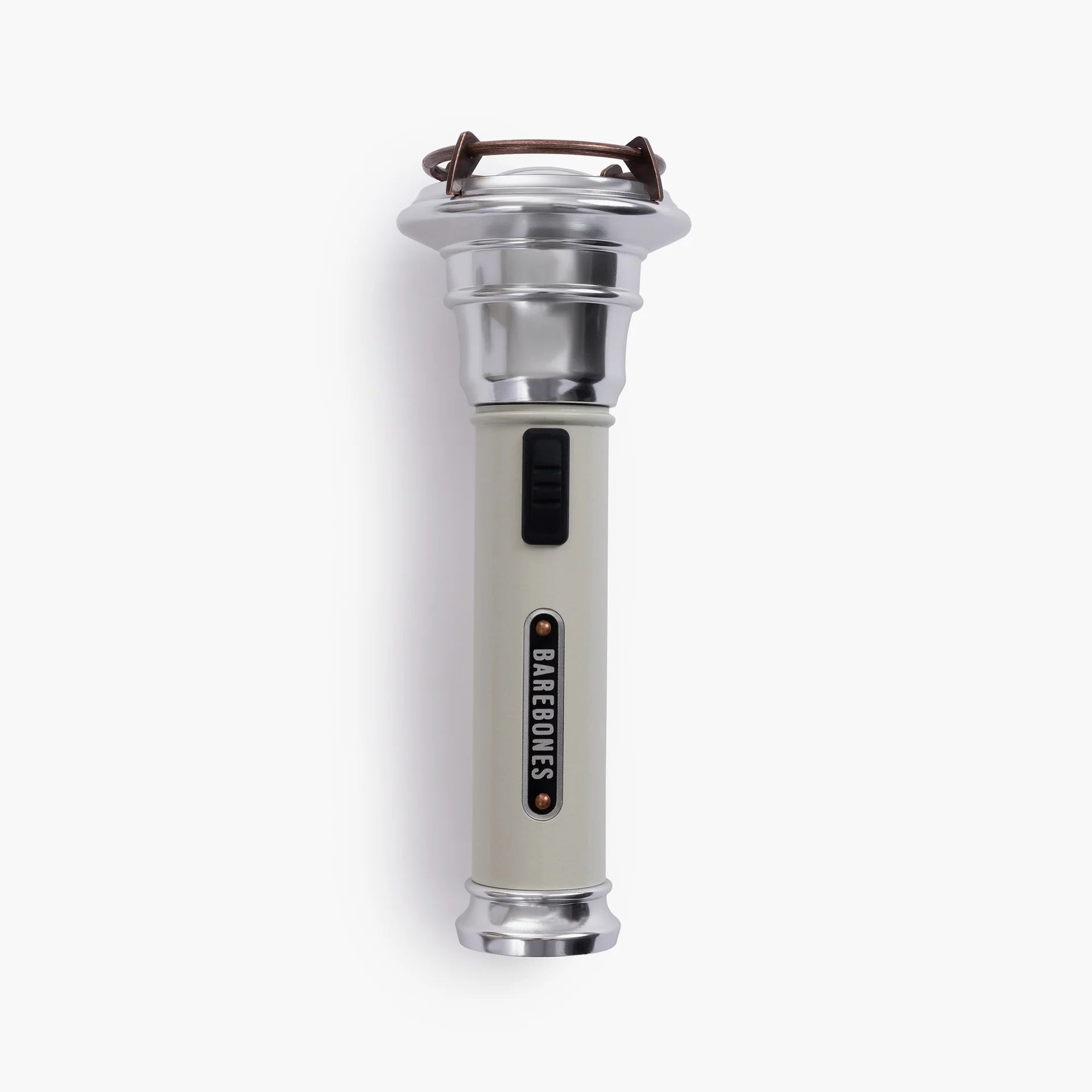 Barebones Vintage Flashlight- White