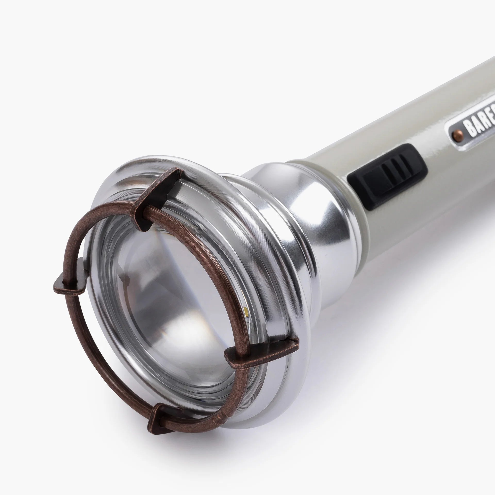 Barebones Vintage Flashlight- White