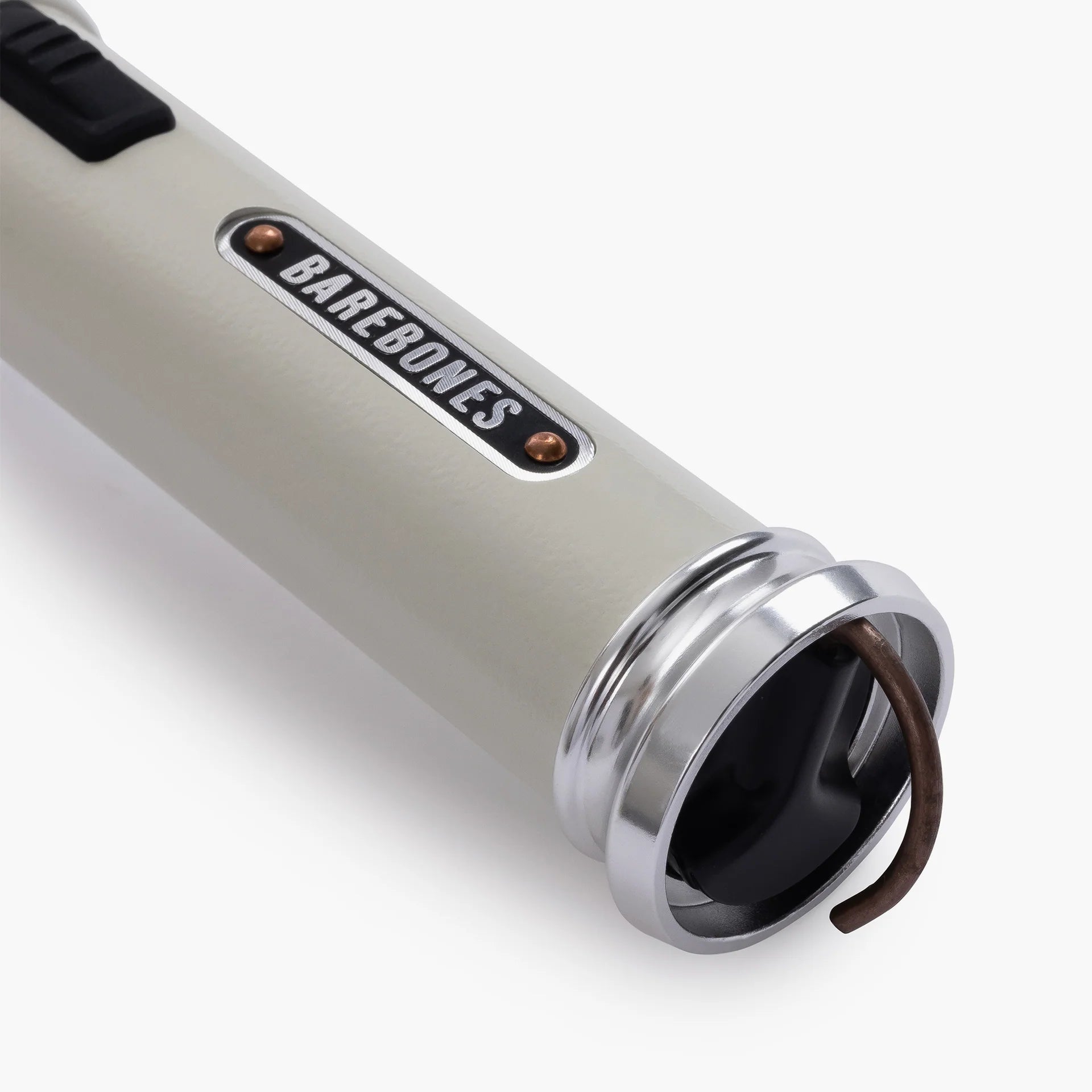 Barebones Vintage Flashlight- White