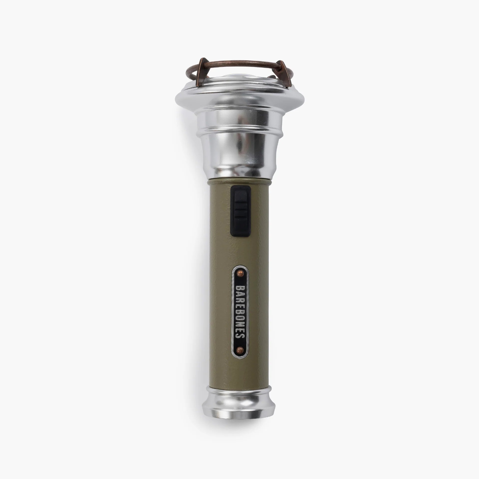 Barebones Vintage Flashlight- Olive Drab