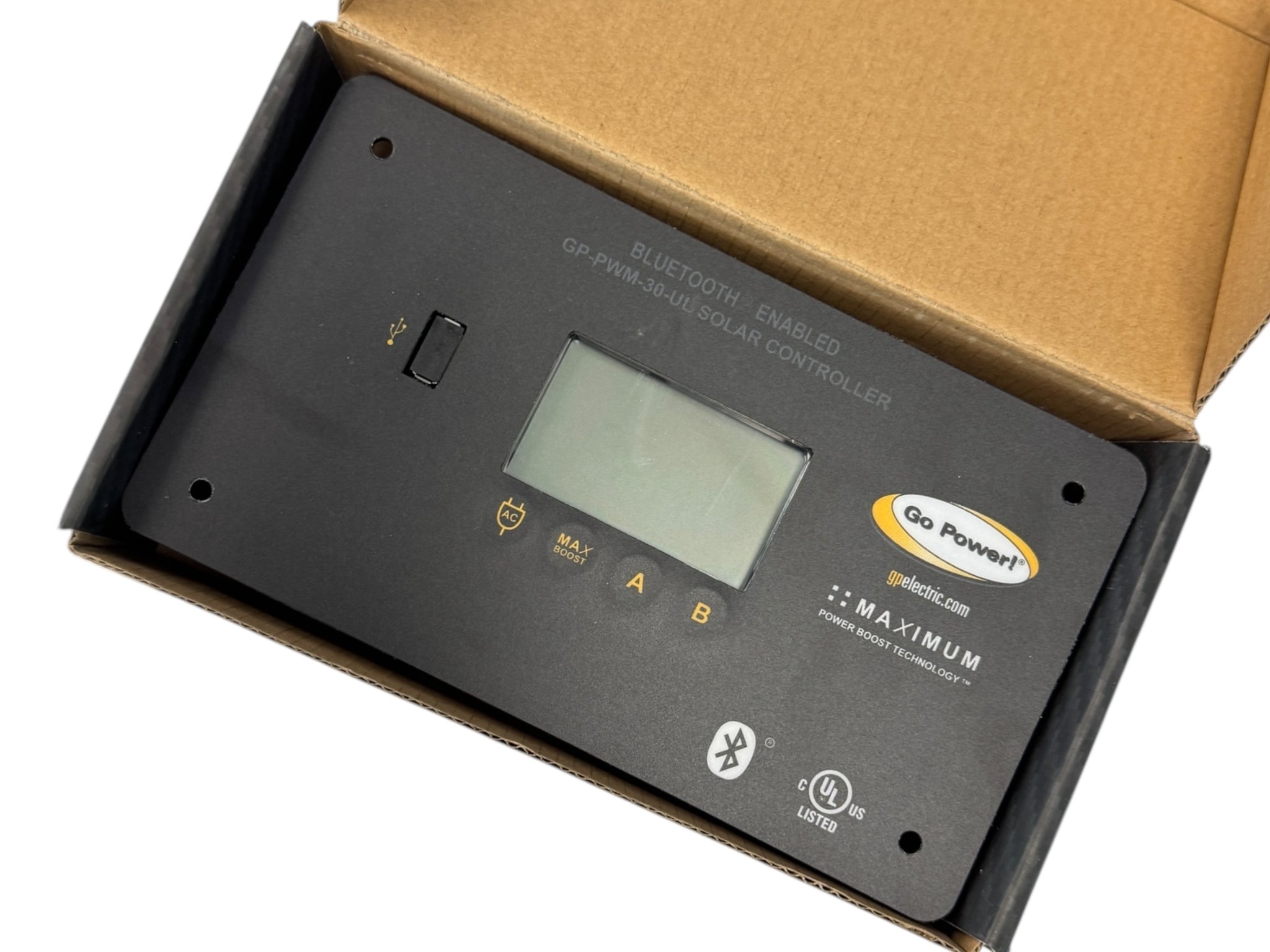 Go Power! GP-PWM-30-UL | 30 Amp PWM Solar Charge Controller with Bluet ...